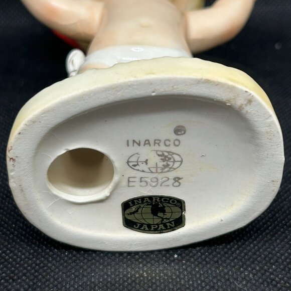 Vintage Inarco Baseball Baby Boy figurine E-5928 - Picture 3 of 3